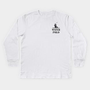 Water Polo - black Kids Long Sleeve T-Shirt